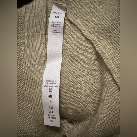 Lululemon Find Your Light Wrap Poncho size XL XXL dew green - Picture 6 of 7